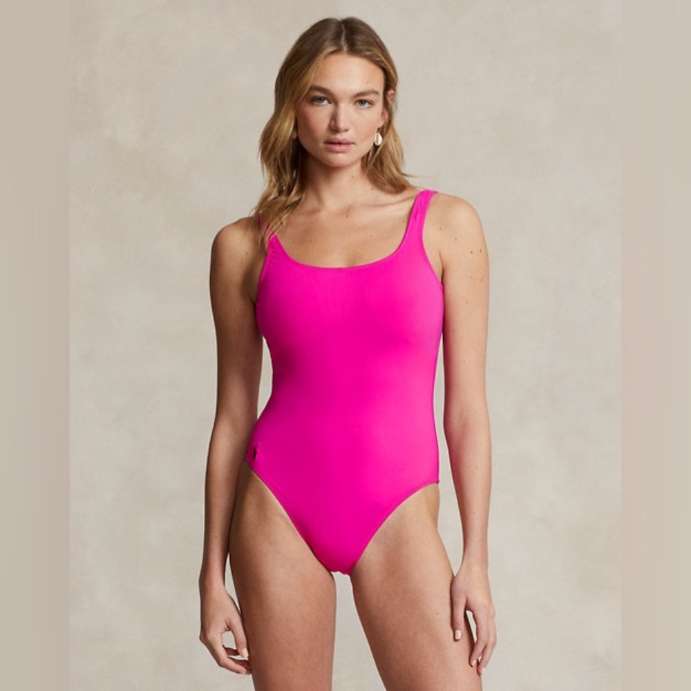 Vintage Ralph Lauren Scoopback One-Piece Swimsuit